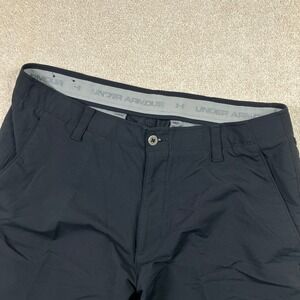 Under Armour Men's 40 Black Match Play Golf Shorts Performance Active Stretch UA
